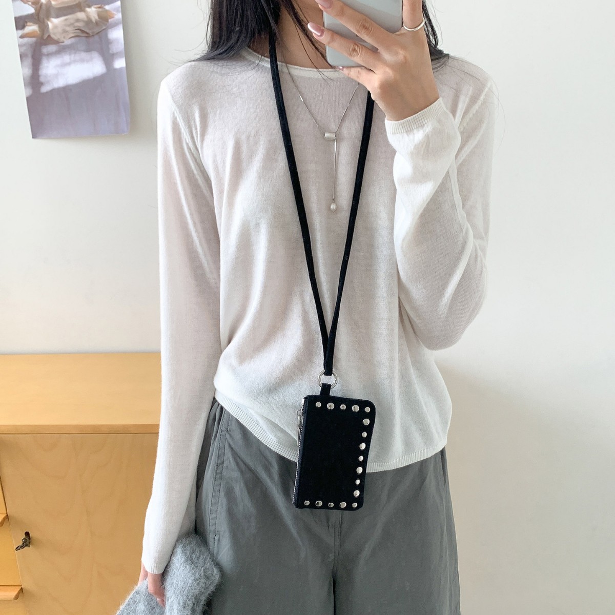 NEW Studded Shoulder Bag Mini  - огляд і ціна Index Card Holder