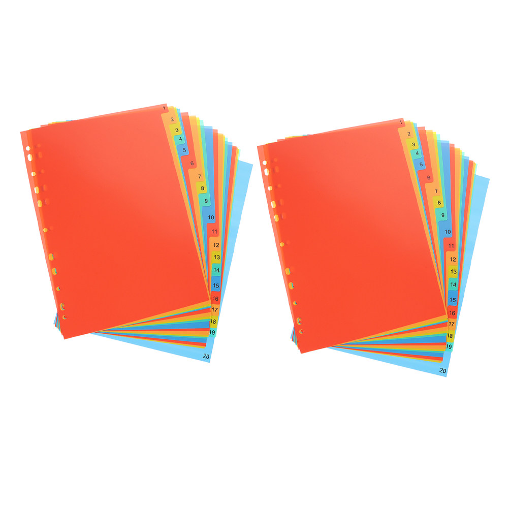 2 sets File Organizer Document - огляд і ціна Tab Divider A4