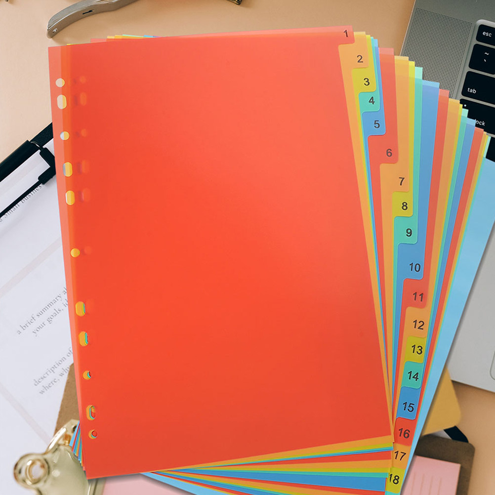 2 sets File Organizer Document - огляд і ціна Tab Divider A4