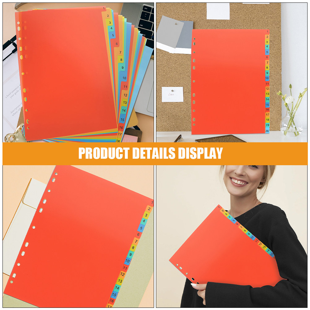 2 sets File Organizer Document - огляд і ціна Tab Divider A4
