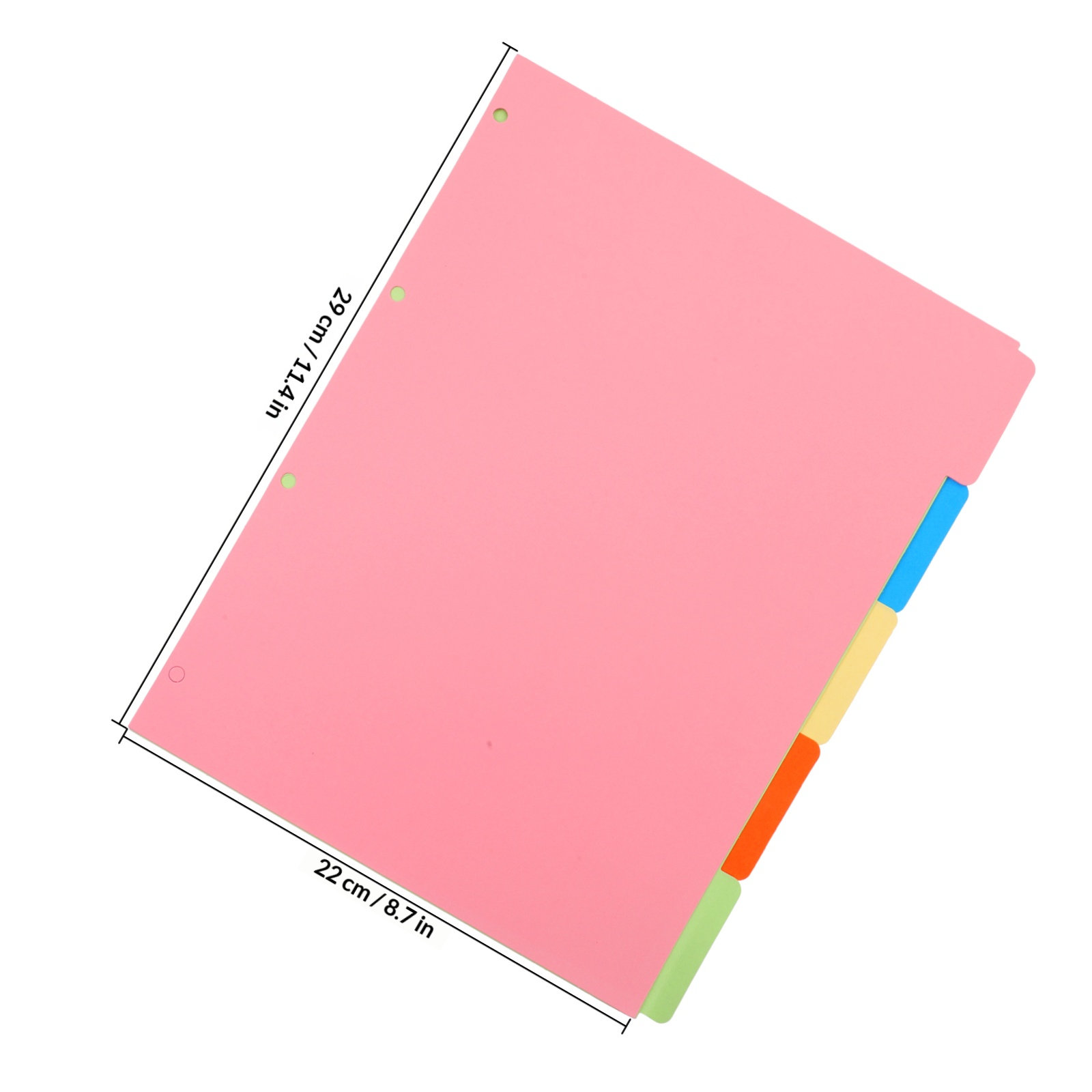 2Sets Colored Binder Dividers  - огляд і ціна Tab Divider A4