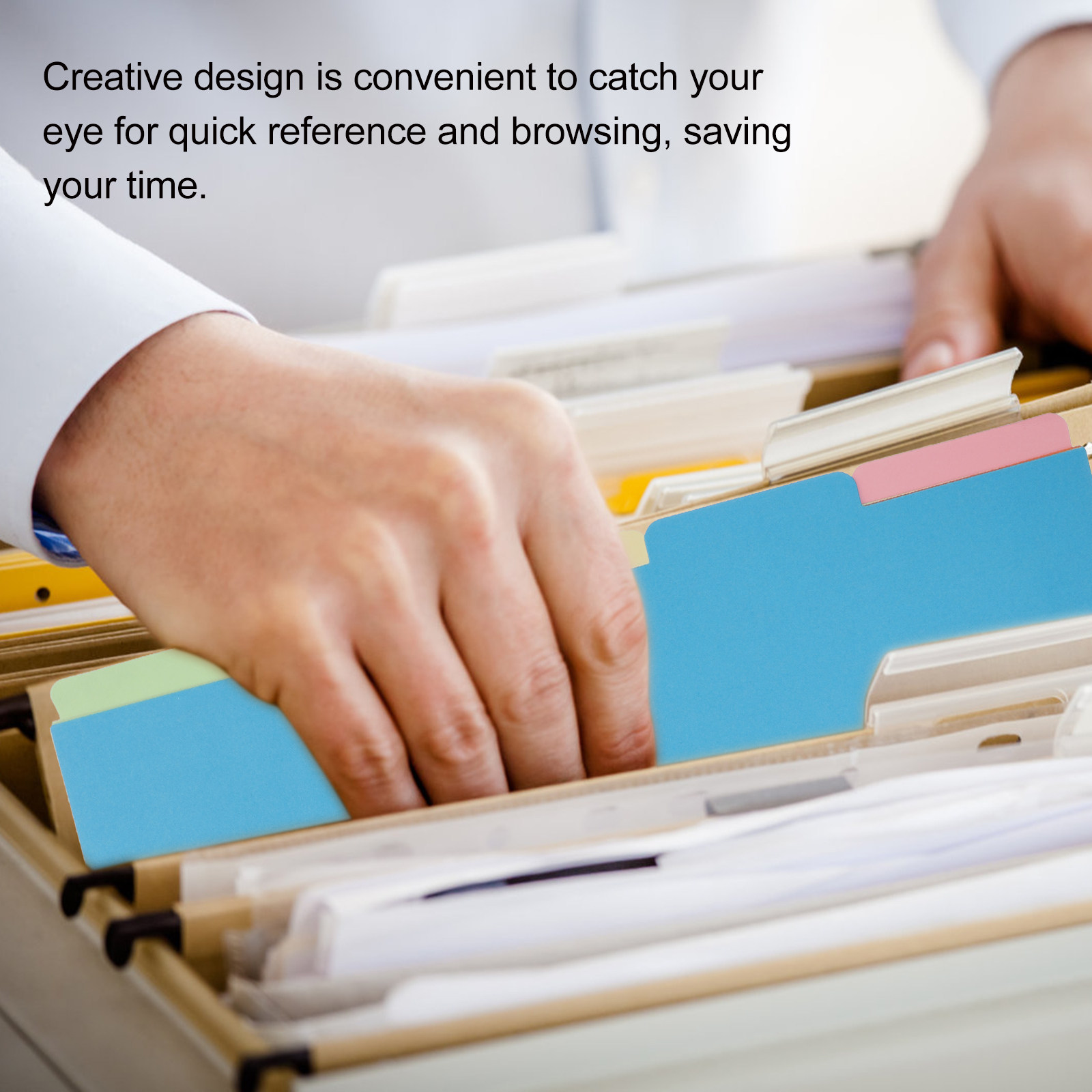 10Pcs Colored Binder Dividers  - огляд і ціна Tab Divider A4