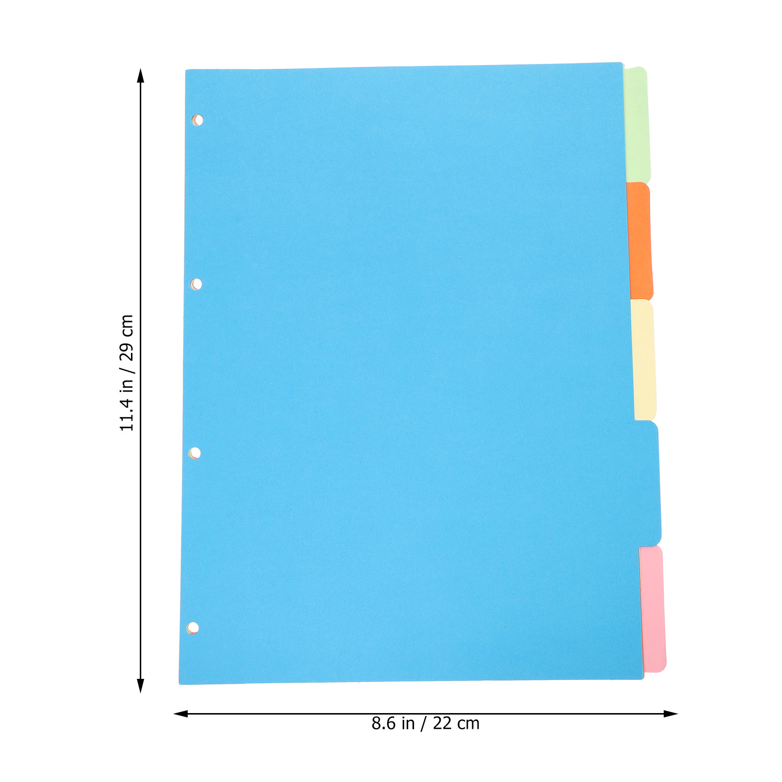 10Pcs Colored Binder Dividers  - огляд і ціна Tab Divider A4