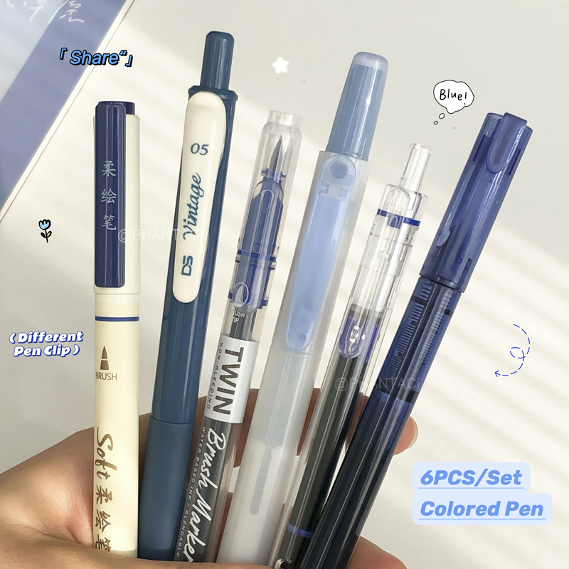 6PCS Colored Calligraphy Pen M - огляд і ціна Pentel Pen Energel