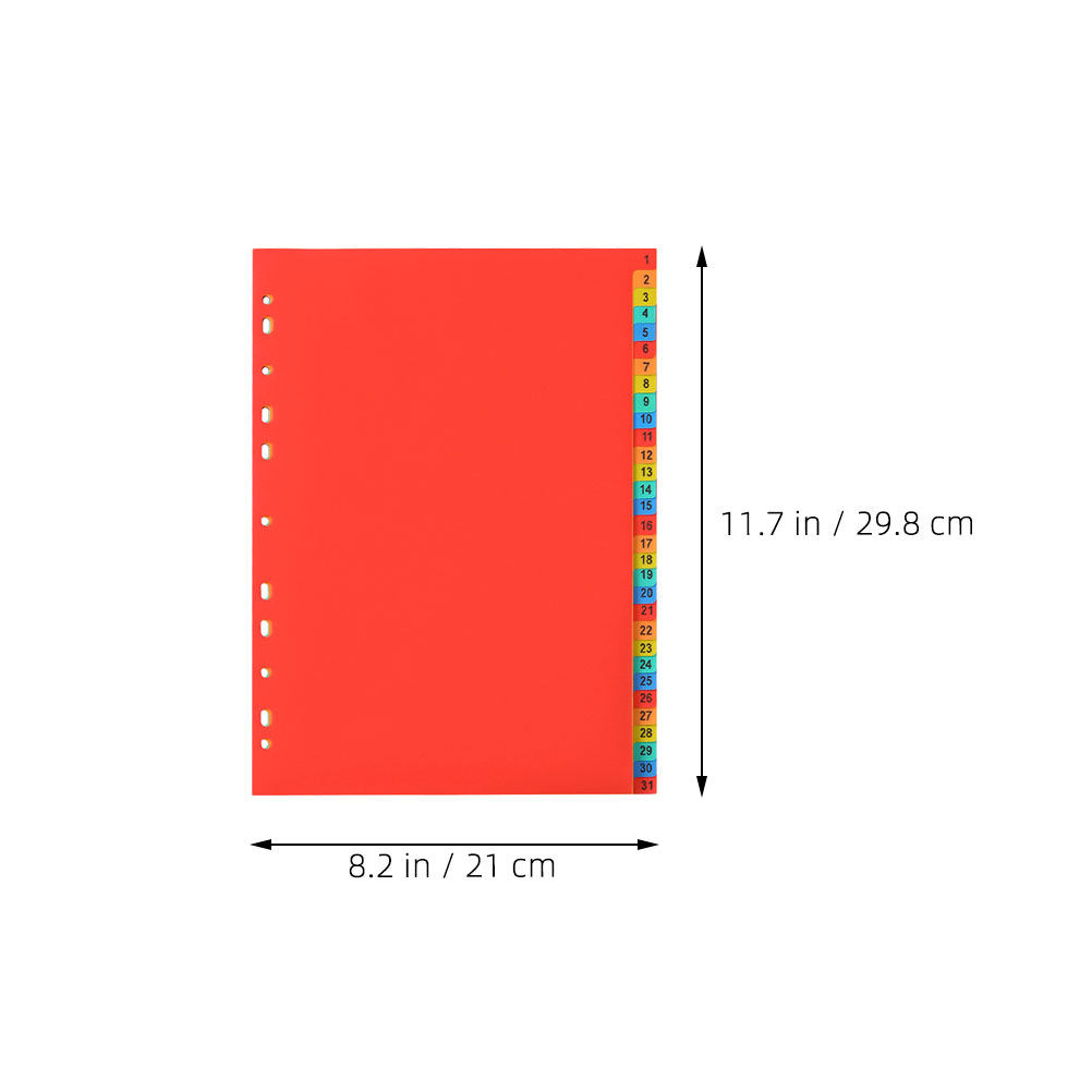 2Sets A4 Index Dividers Plasti - огляд і ціна Tab Divider A4