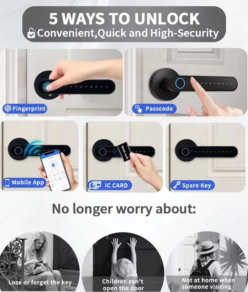 TTLock Smart Digital Door Lock - огляд і ціна Letter Opener Brass