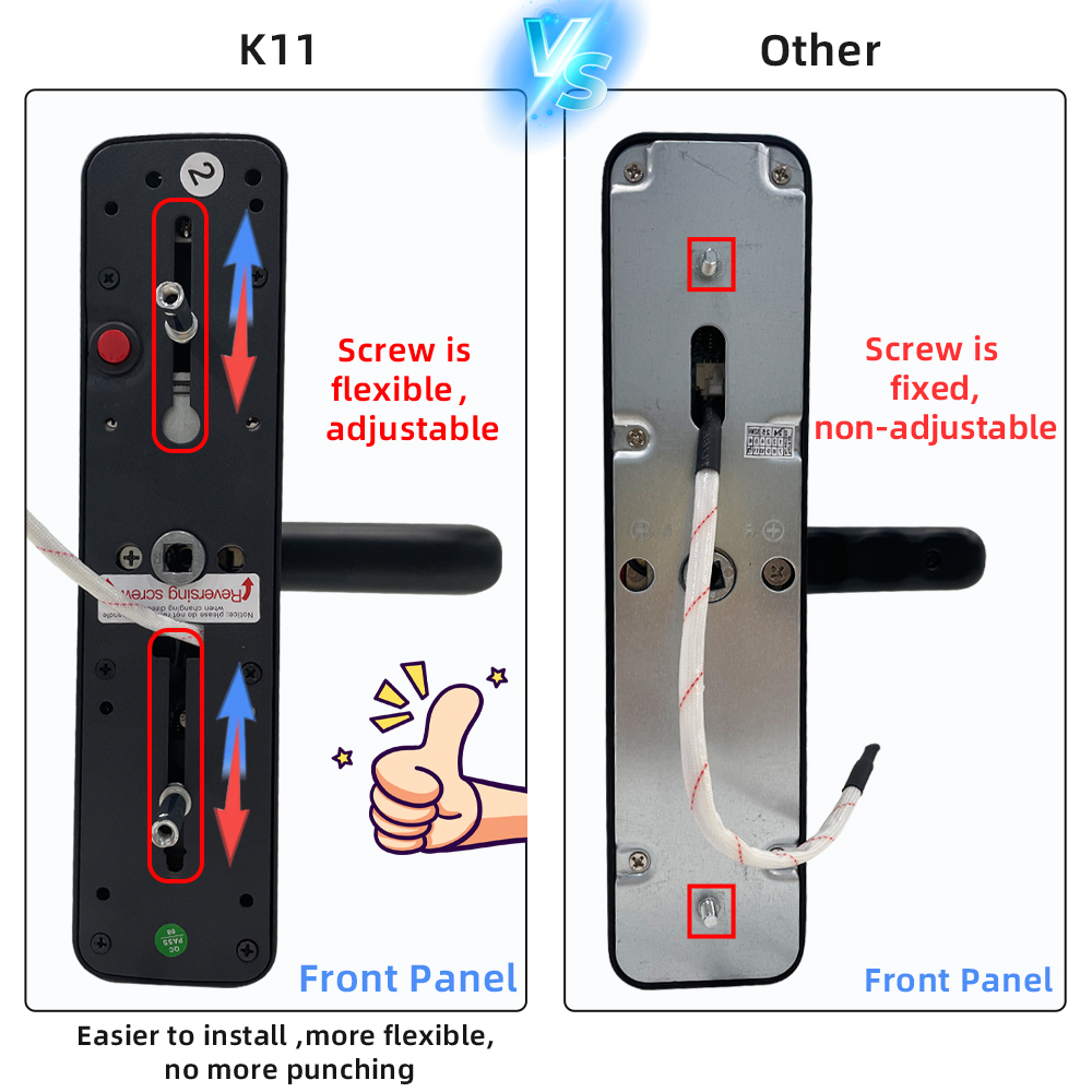 RAYKUBE K11 Tuya WiFi Biometri - огляд і ціна Letter Opener Brass